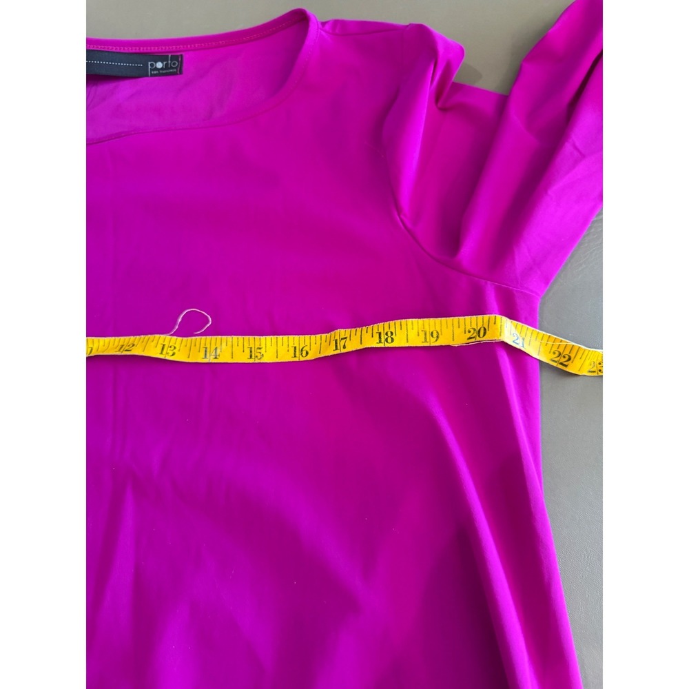 NEW Porto San Francisco Reverie Top Pink Asymmetric Avant Garde Minimalist Sz 4 - Picture 7 of 14